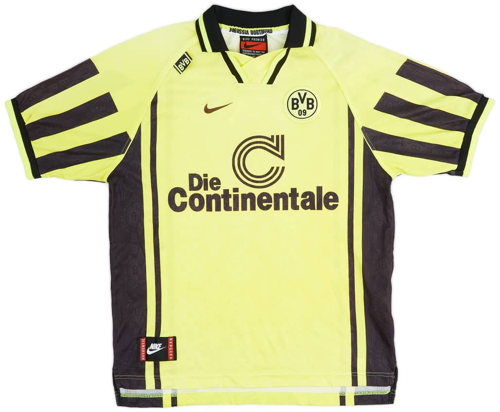 1996-97 Borussia Dortmund Home Shirt - 7/10 - (XL.Boys)
