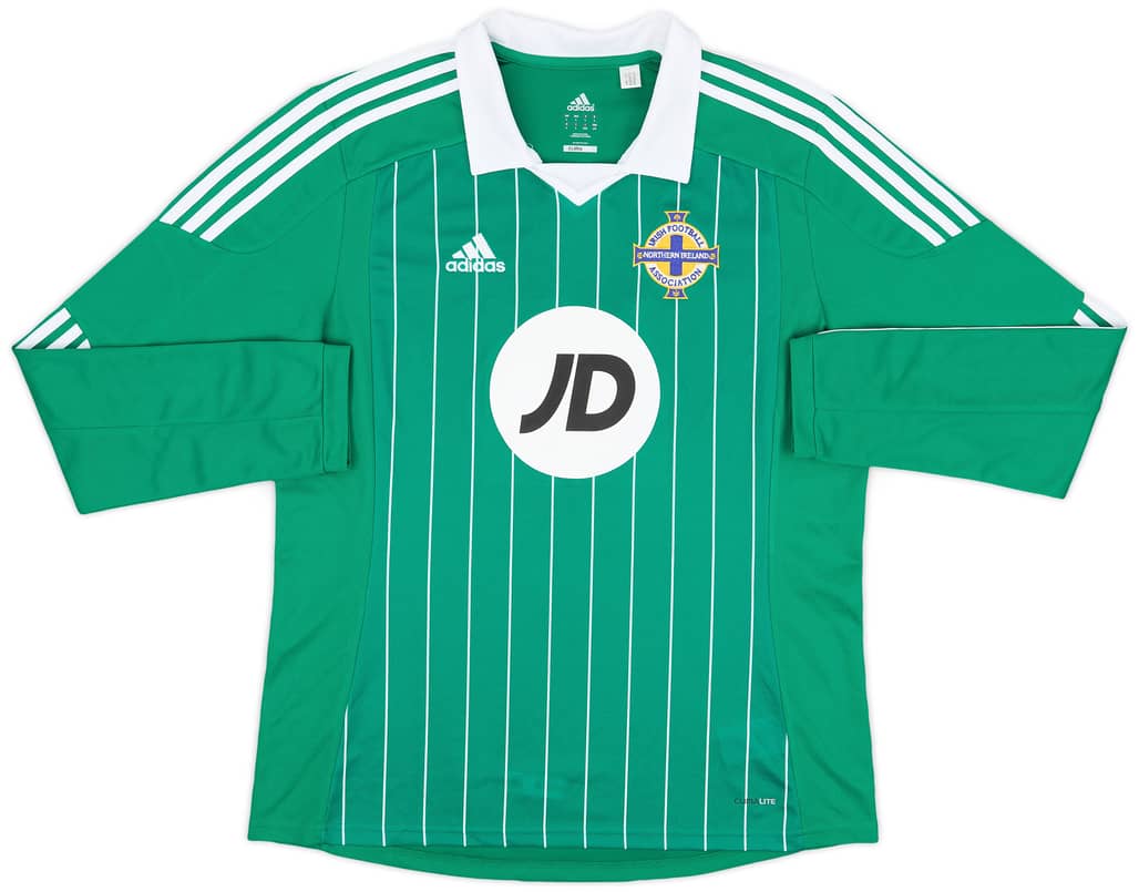 2012-13 Northern Ireland Home L/S Shirt - 9/10 - (L)