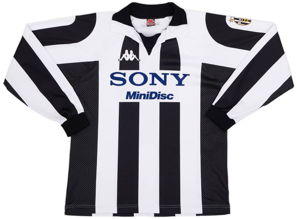 1997-98 Juventus Centenary Home L/S Shirt - 8/10 - (XL.Boys)