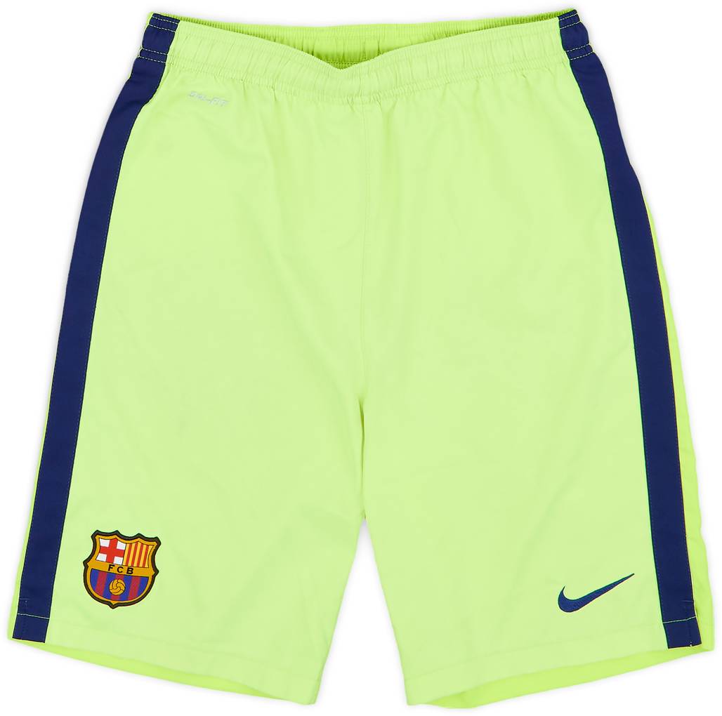 2014-15 Barcelona Third Shorts - 4/10 - (XL.Boys)