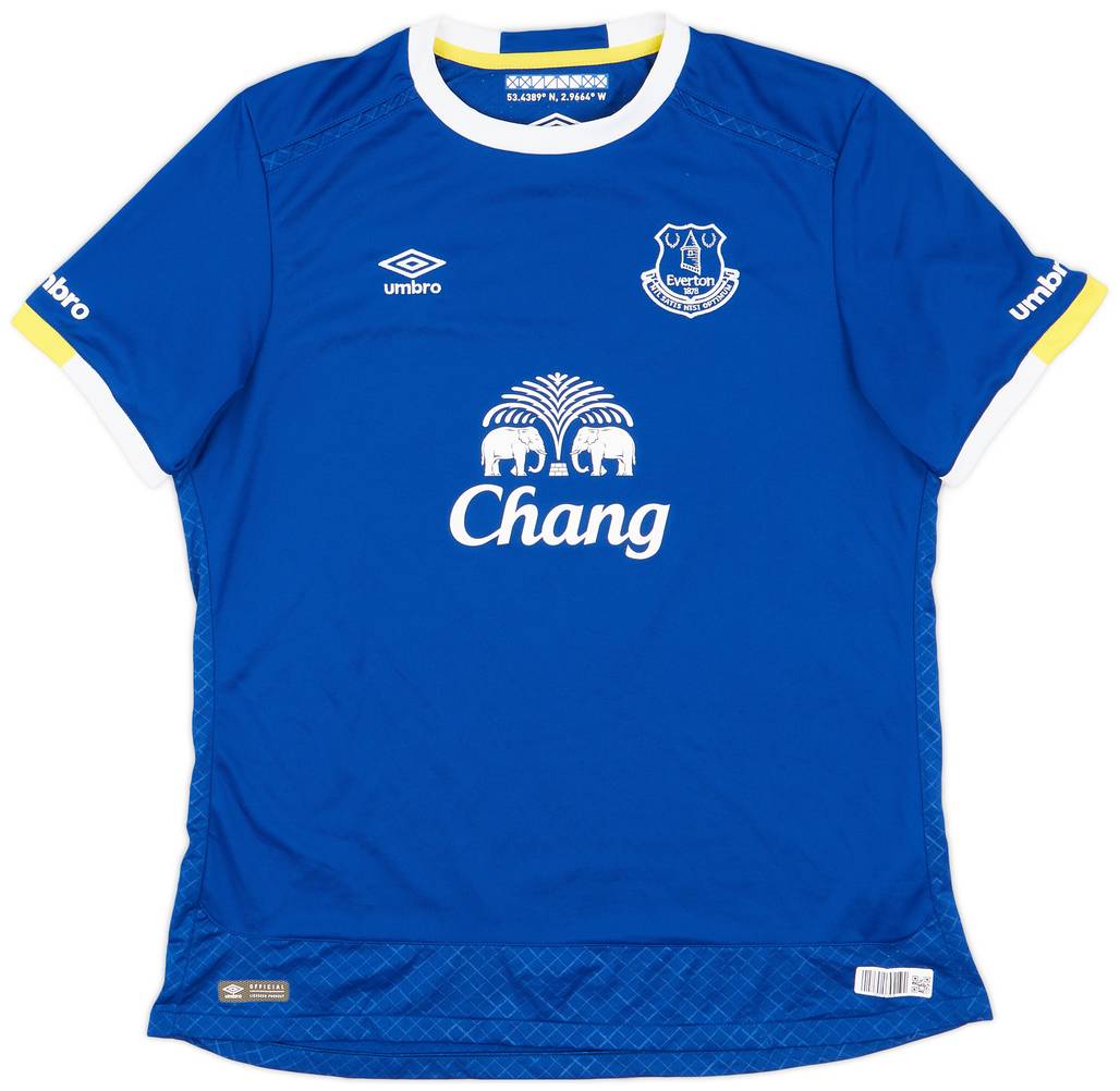 2016-17 Everton Home Shirt - 8/10 - (Women's XXL)