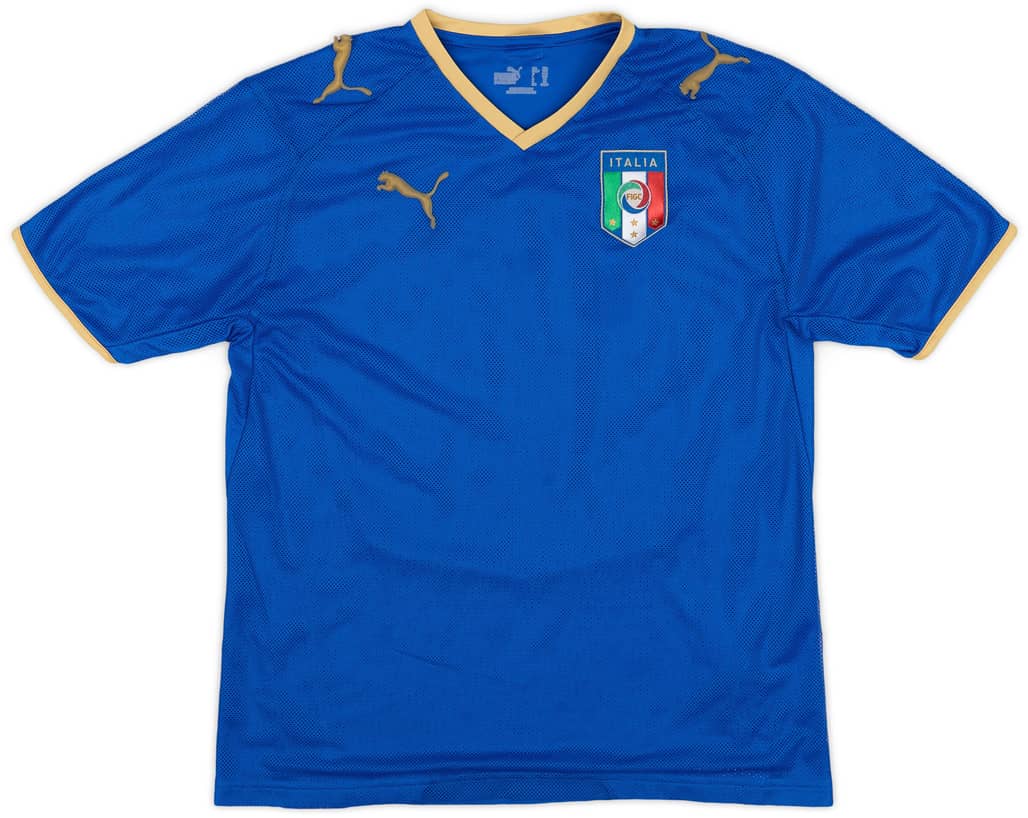 2007-08 Italy Home Shirt - 5/10 - (XL.Boys)