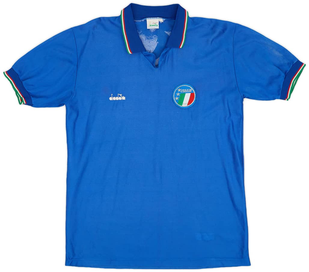 1986-91 Italy Home Shirt - 8/10 - (L)