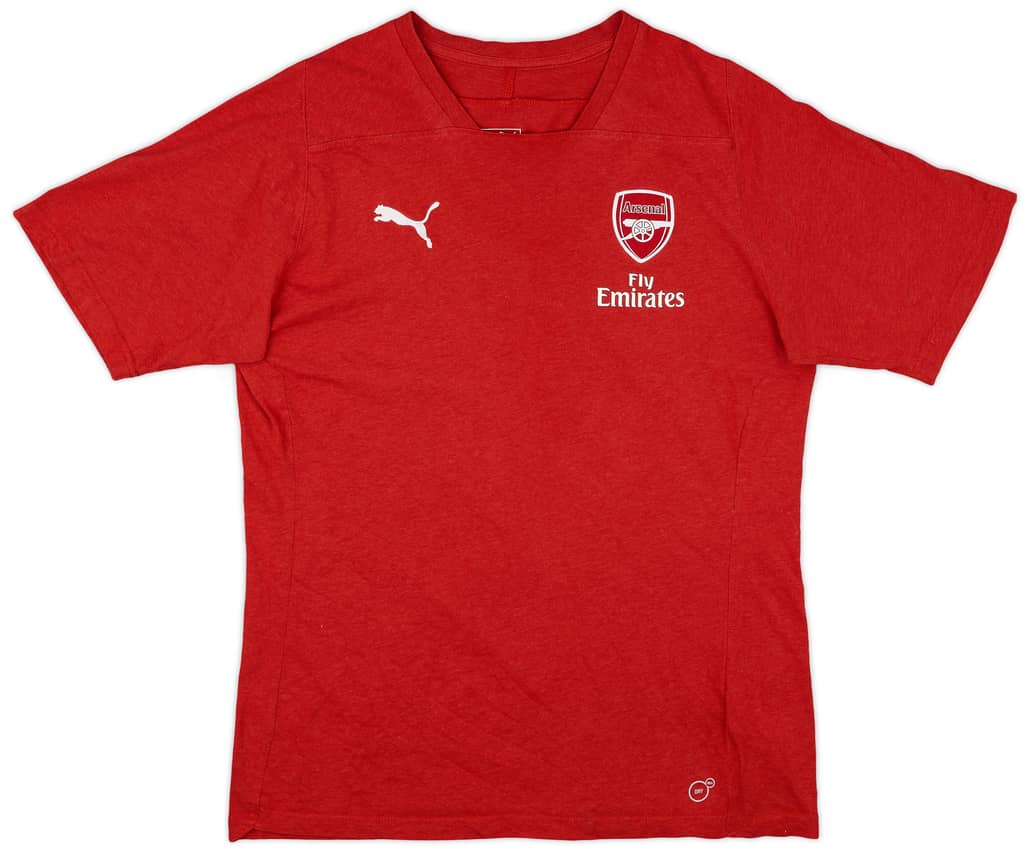 2017-18 Arsenal Puma Cotton Tee - 9/10 - (L)
