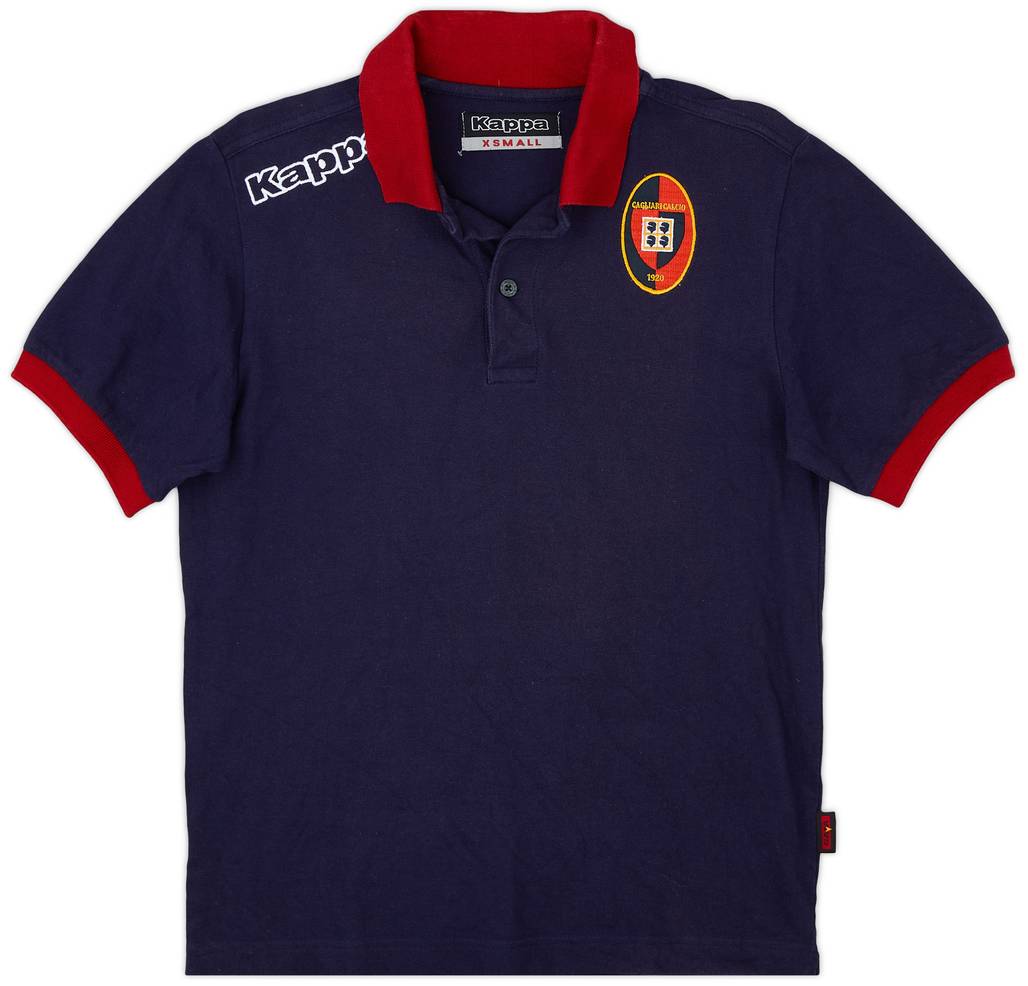 2012-13 Cagliari Kappa Polo Shirt - 8/10 - (XS)