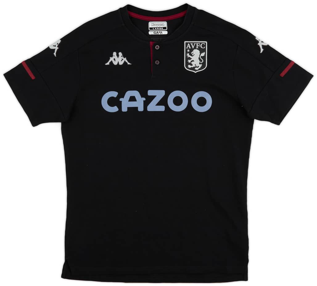2020-21 Aston Villa Kappa Polo Shirt - 7/10 - (L)