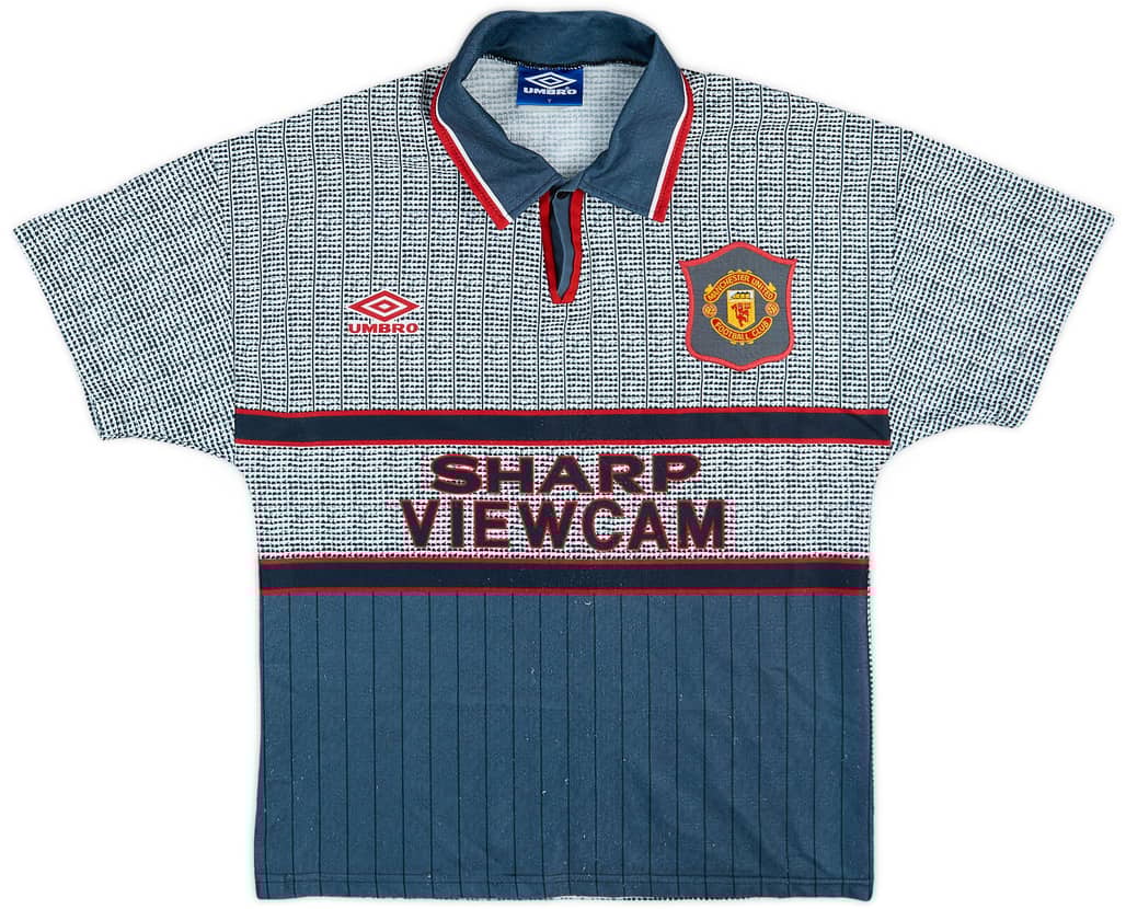 1995-96 Manchester United Away Shirt - 8/10 - (Y)