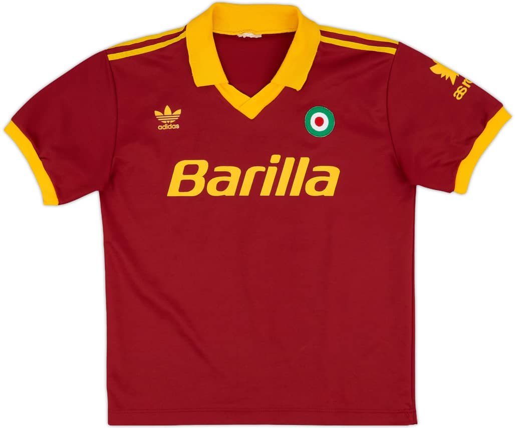 1991-92 Roma Home Shirt - 9/10 - (S)
