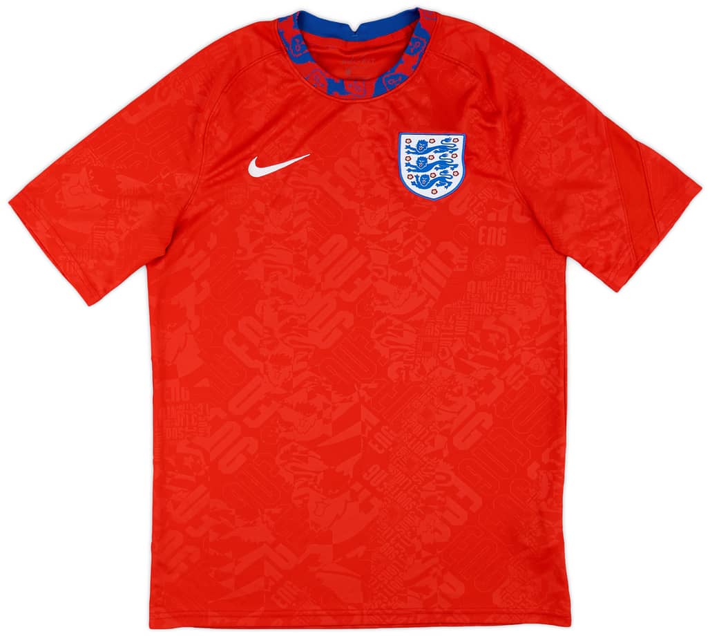 2020-21 England Nike Training Shirt - 9/10 - (M)