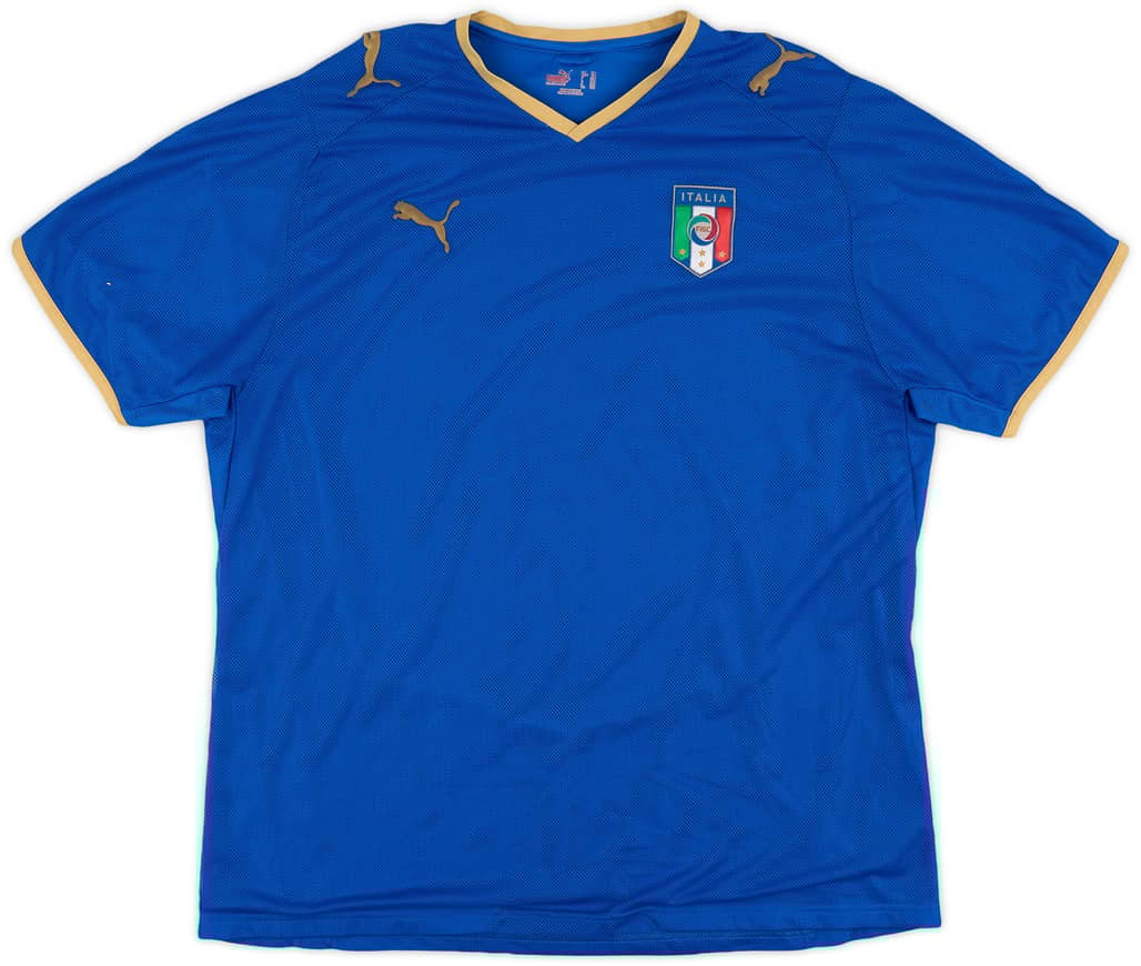 2007-08 Italy Home Shirt - 8/10 - (XXL)