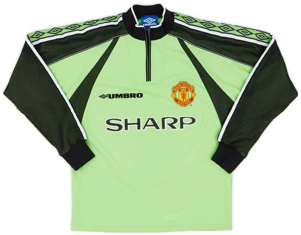 1998-99 Manchester United GK Shirt - 9/10 - (Y)