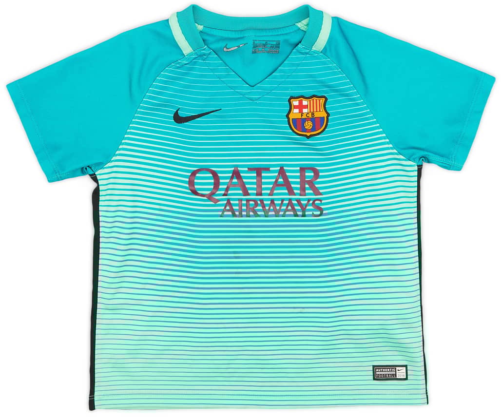 2016-17 Barcelona Third Shirt - 6/10 - (4-6 Years)