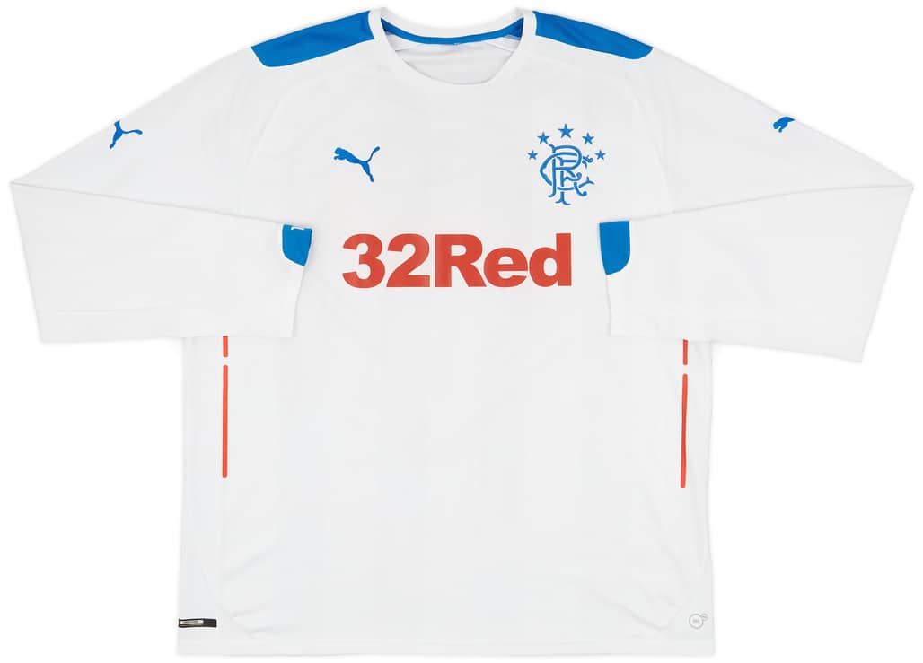 2014-15 Rangers Away L/S Shirt - 6/10 - (XL)