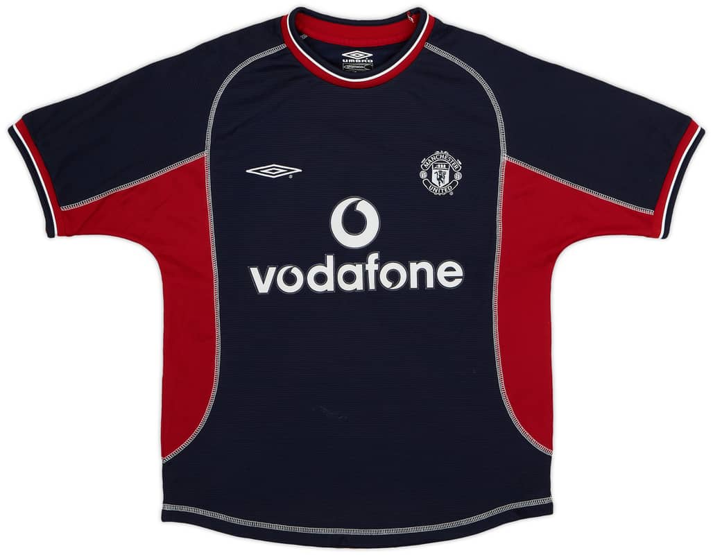 2000-01 Manchester United Third Shirt - 8/10 - (XL.Boys)