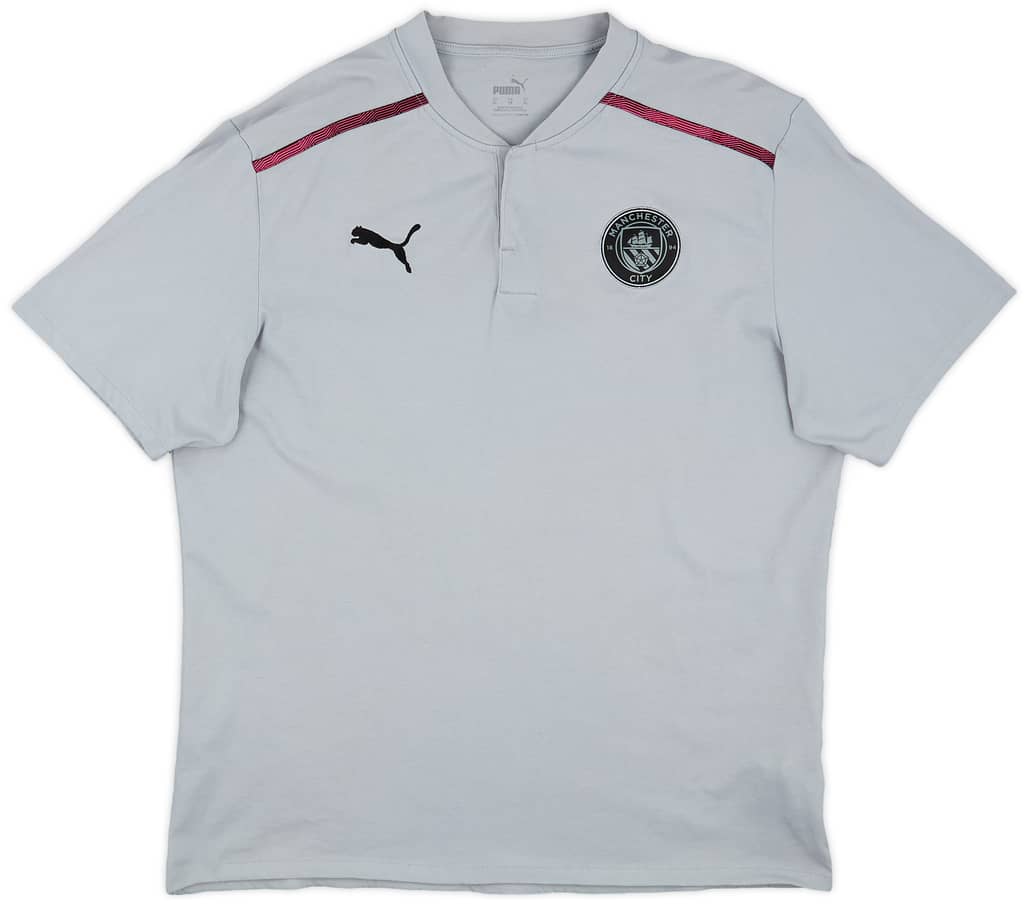 2021-22 Manchester City Puma Polo Shirt - 7/10 - (XL)