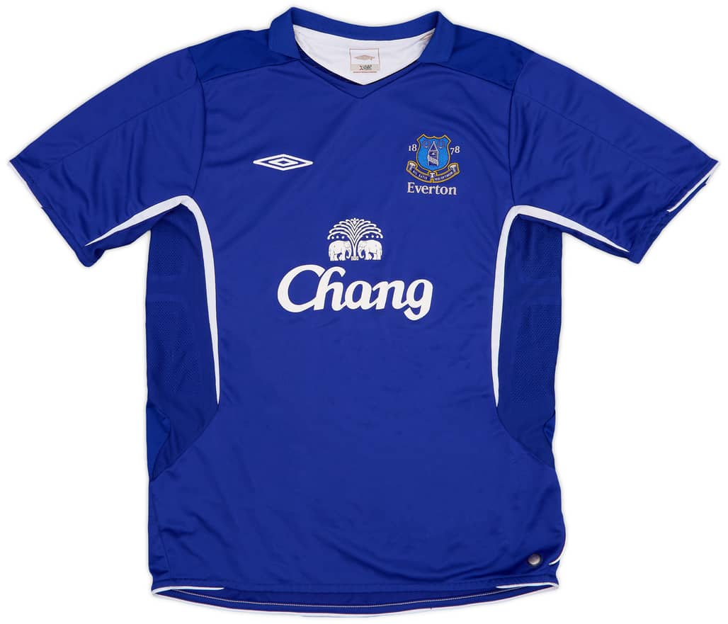 2005-06 Everton Home Shirt - 8/10 - (L)