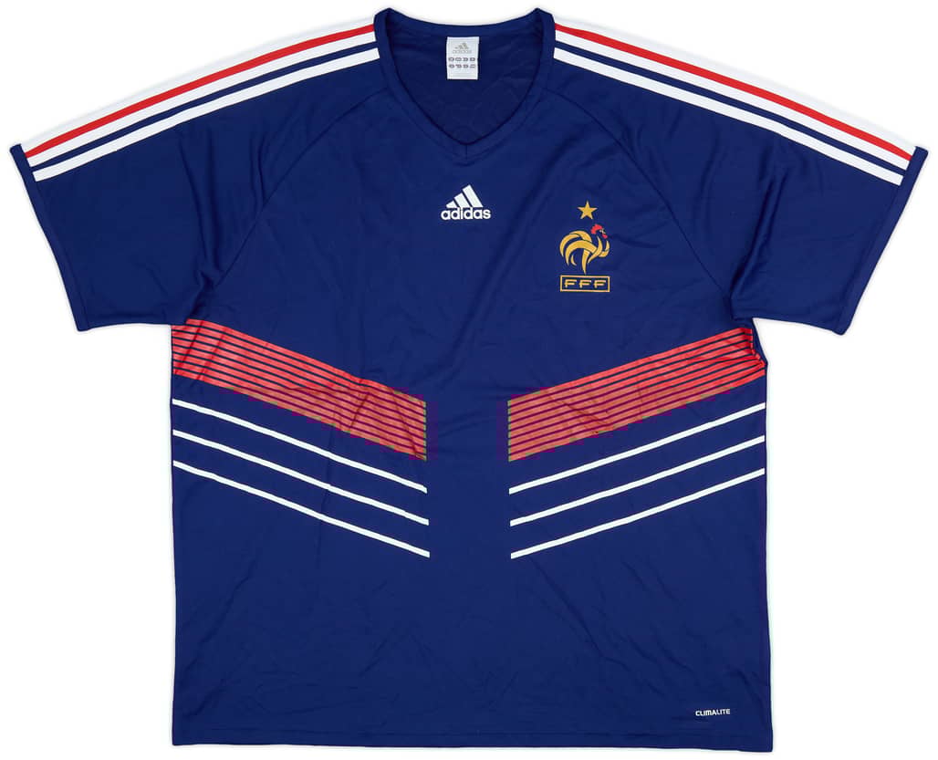 2009-10 France Basic Home Shirt - 9/10 - (XXL)