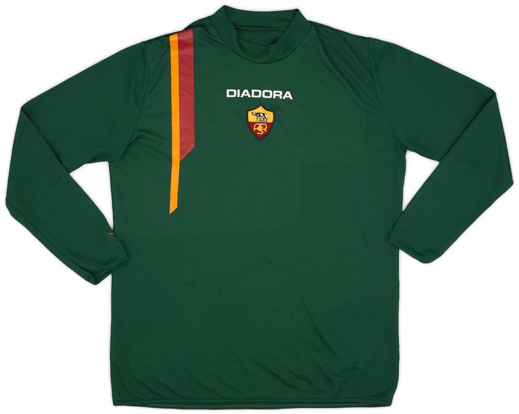 2004-05 Roma Diadora Training L/S Shirt - 7/10 - (XXL)
