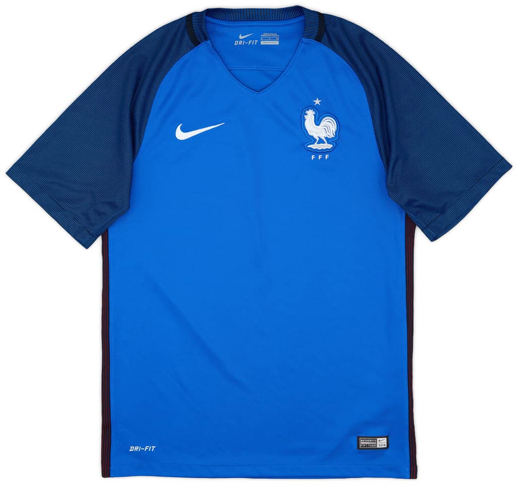 2016-17 France Home Shirt - 10/10 - (S)
