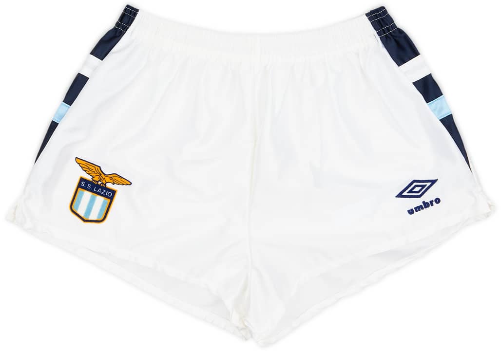 1989-91 Lazio Home Shorts - 9/10 - (L)