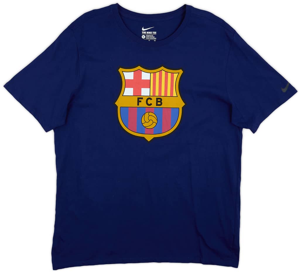 2015-16 Barcelona Nike Cotton Tee - 9/10 - (XL)