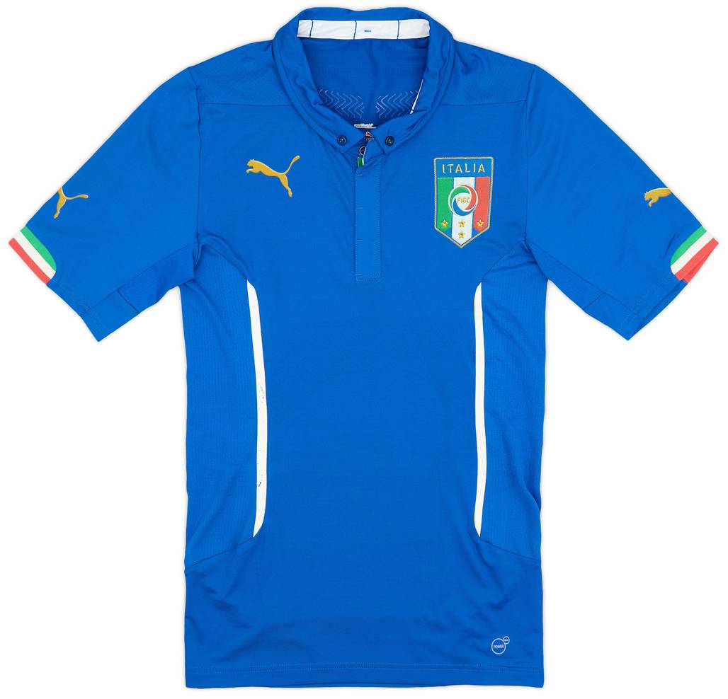 2014-15 Italy Authentic Home Shirt - 7/10 - (L)