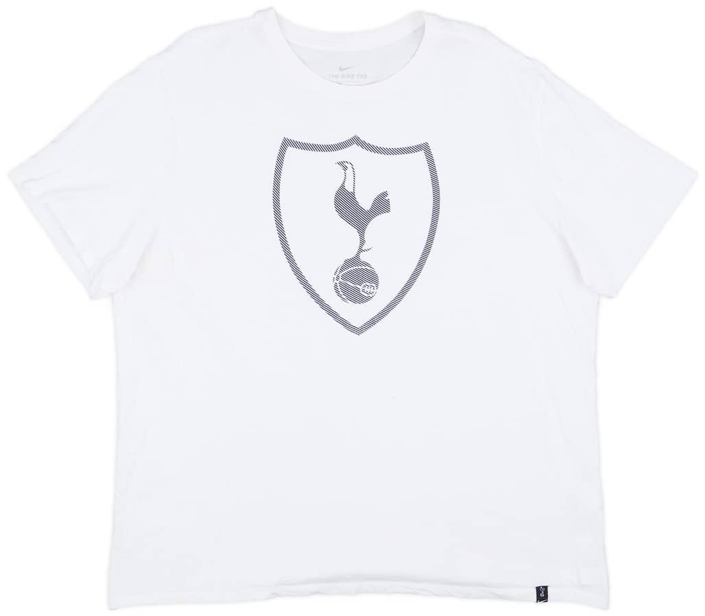 2017-18 Tottenham Nike Cotton Tee - 8/10 - (XXL)