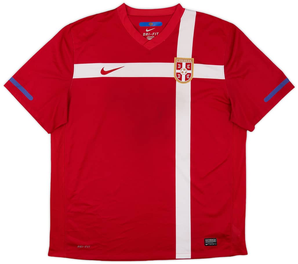 2010-11 Serbia Home Shirt - 9/10 - (XL)