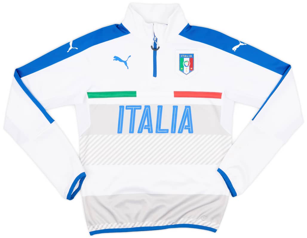 2014-15 Italy Puma 1/4 Zip Drill Top - 6/10 - (S)