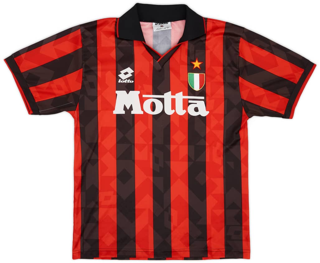1993-94 AC Milan Home Shirt - 8/10 - (M)