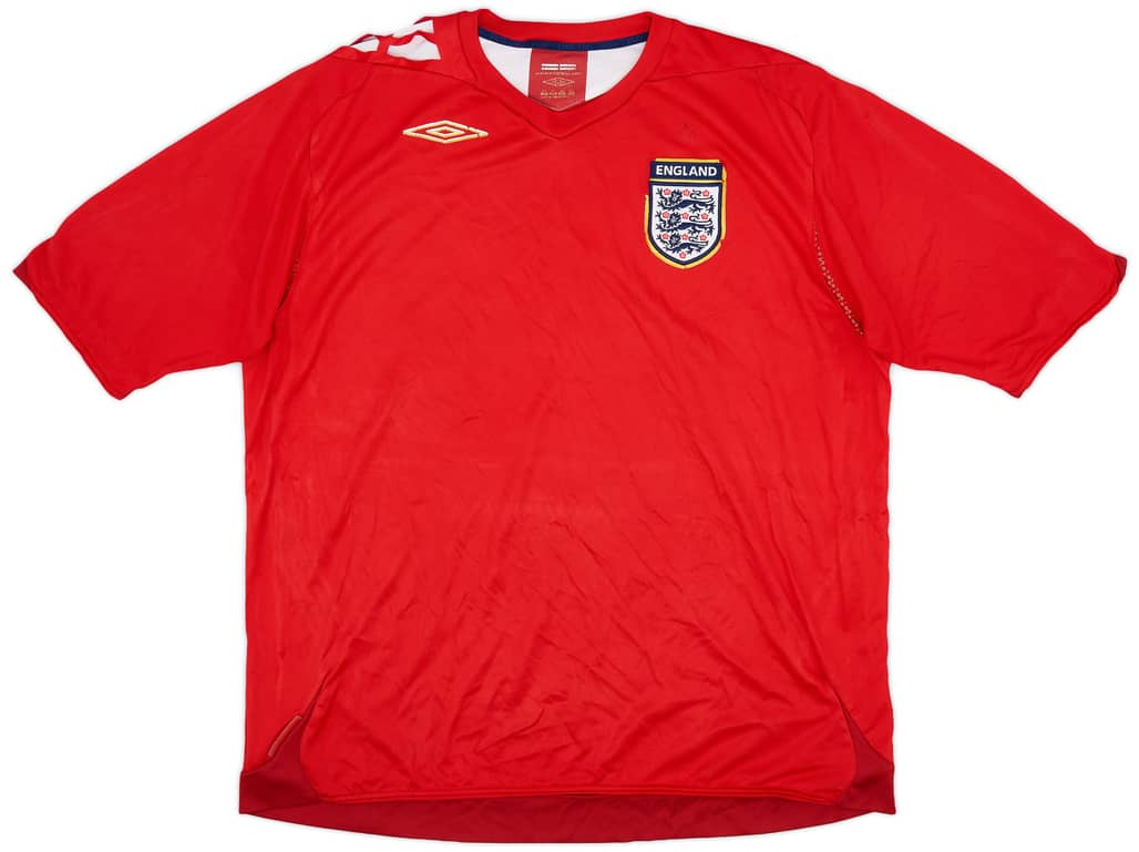 2006-08 England Away Shirt - 4/10 - (XXL)