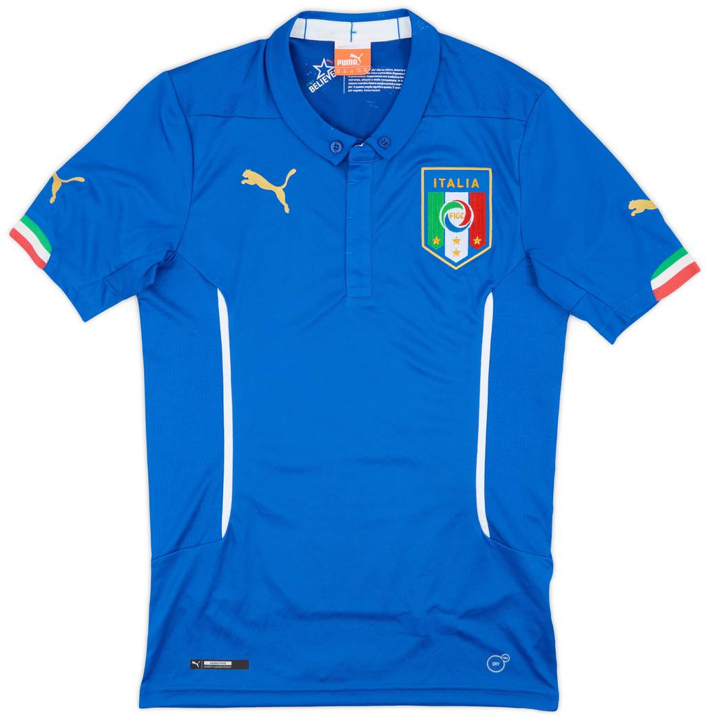 2014-15 Italy Home Shirt - 8/10 - (XS)