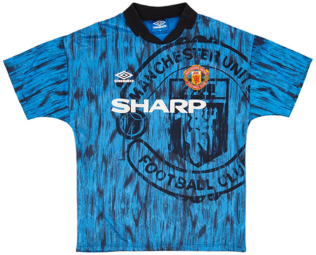 1992-93 Manchester United Away Shirt - 8/10 - (M)