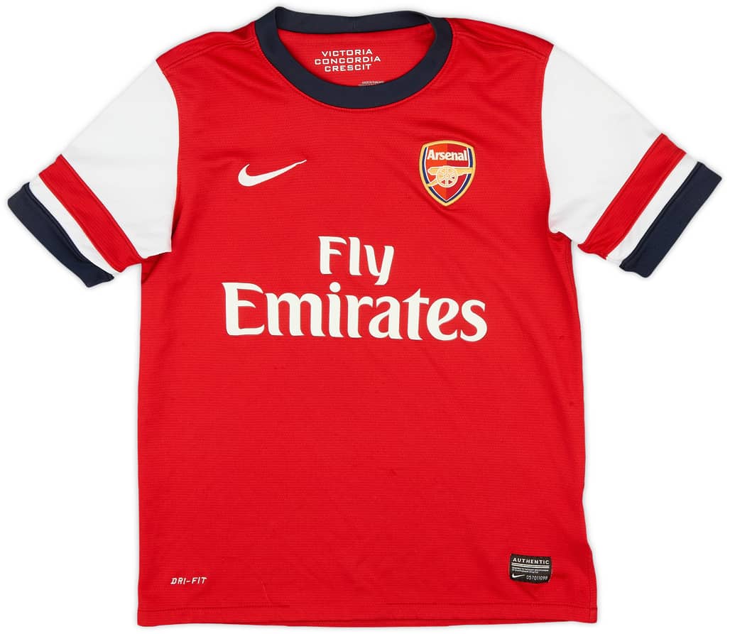 2012-14 Arsenal Home Shirt - 6/10 - (M.Boys)