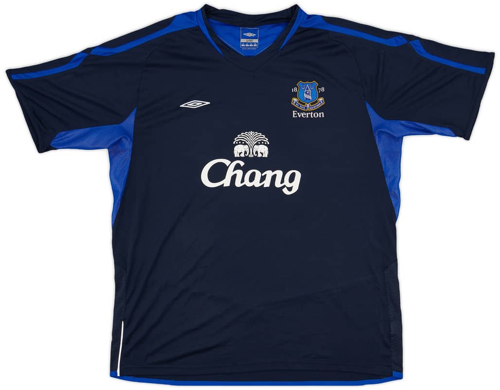 2005-06 Everton Umbro Training Shirt - 8/10 - (XL)