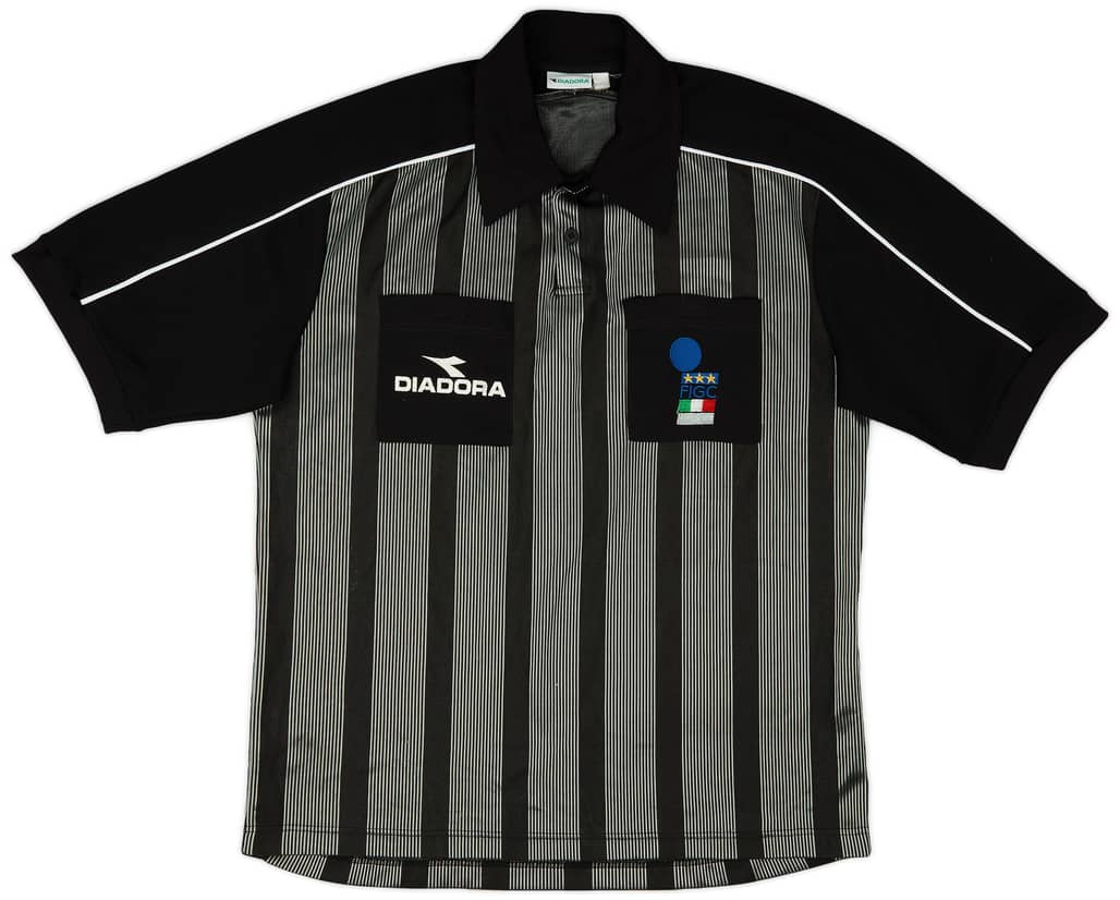 1990s Italy FIGC Diadora Referee Shirt - 7/10 - (L)