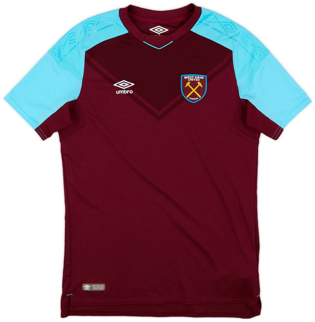 2017-18 West Ham Home Shirt - 9/10 - (XL.Boys)
