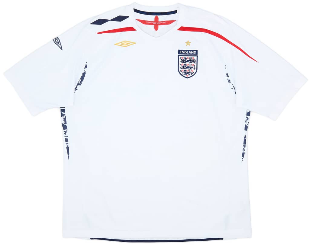 2007-09 England Home Shirt - 10/10 - (3XL)