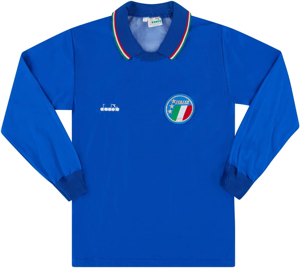 1986-88 Italy Home L/S Shirt