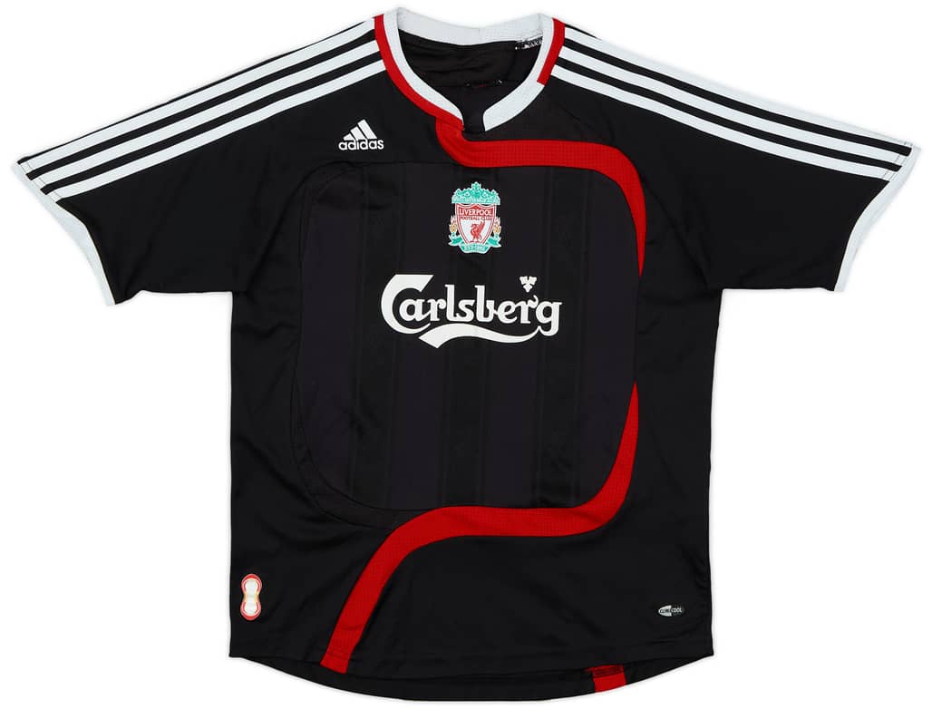 2007-08 Liverpool Third Shirt - 9/10 - (M.Boys)
