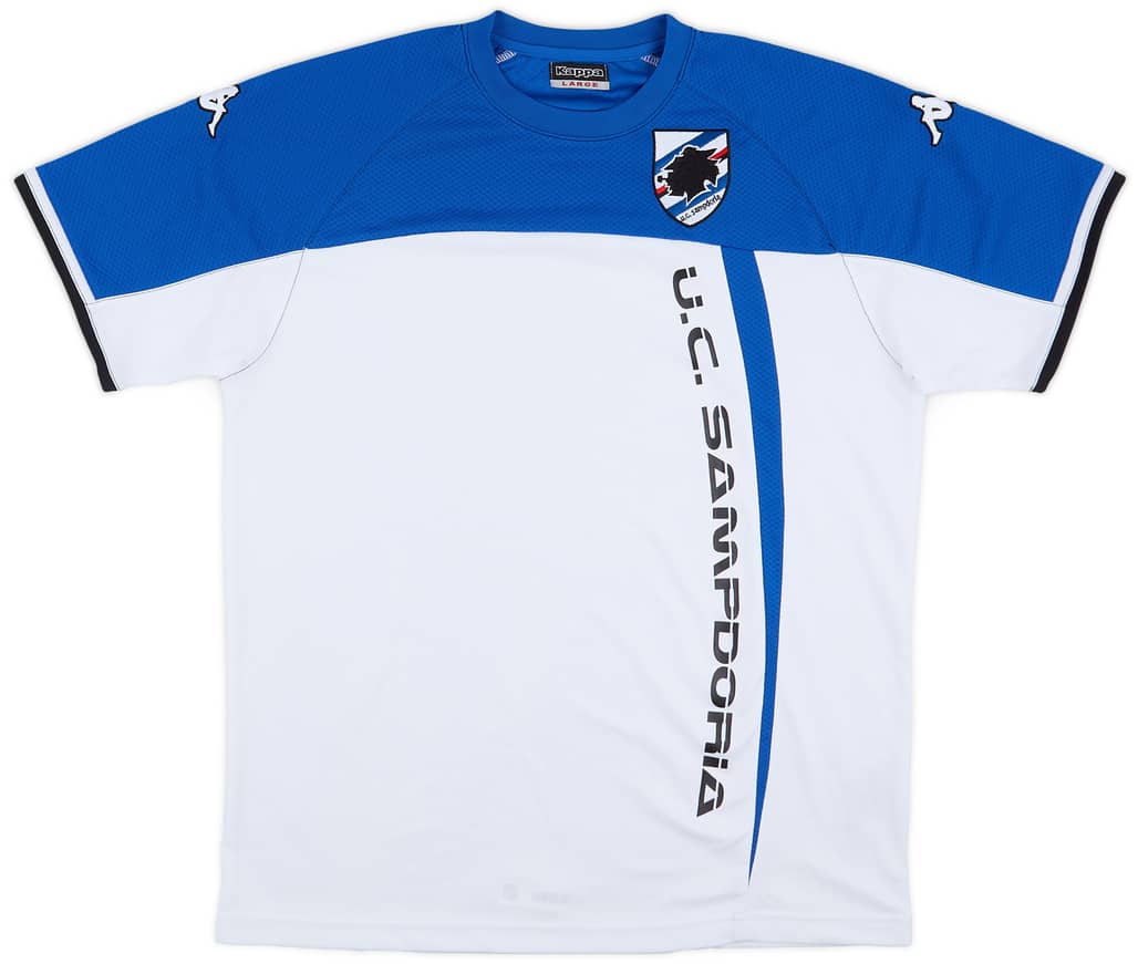 2008-09 Sampdoria Kappa Training Shirt - 10/10 - (L)