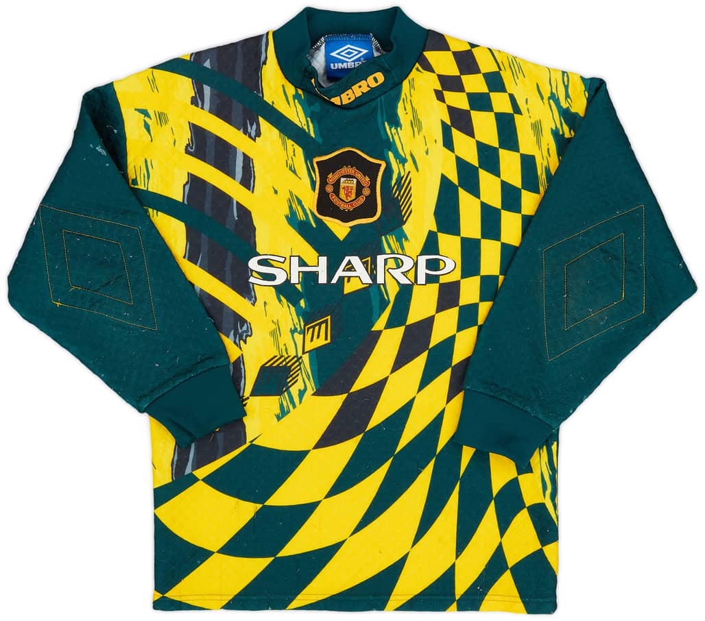 1994-96 Manchester United GK Shirt - 7/10 - (L.Boys)