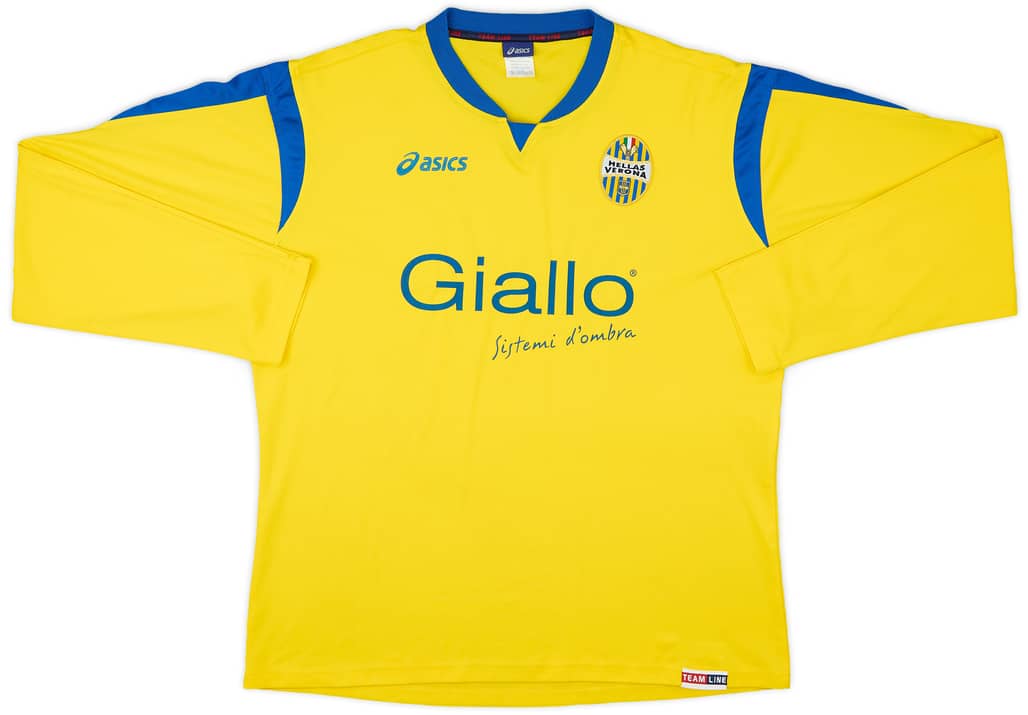 2008-09 Hellas Verona Asics Training L/S Shirt - 8/10 - (XL)