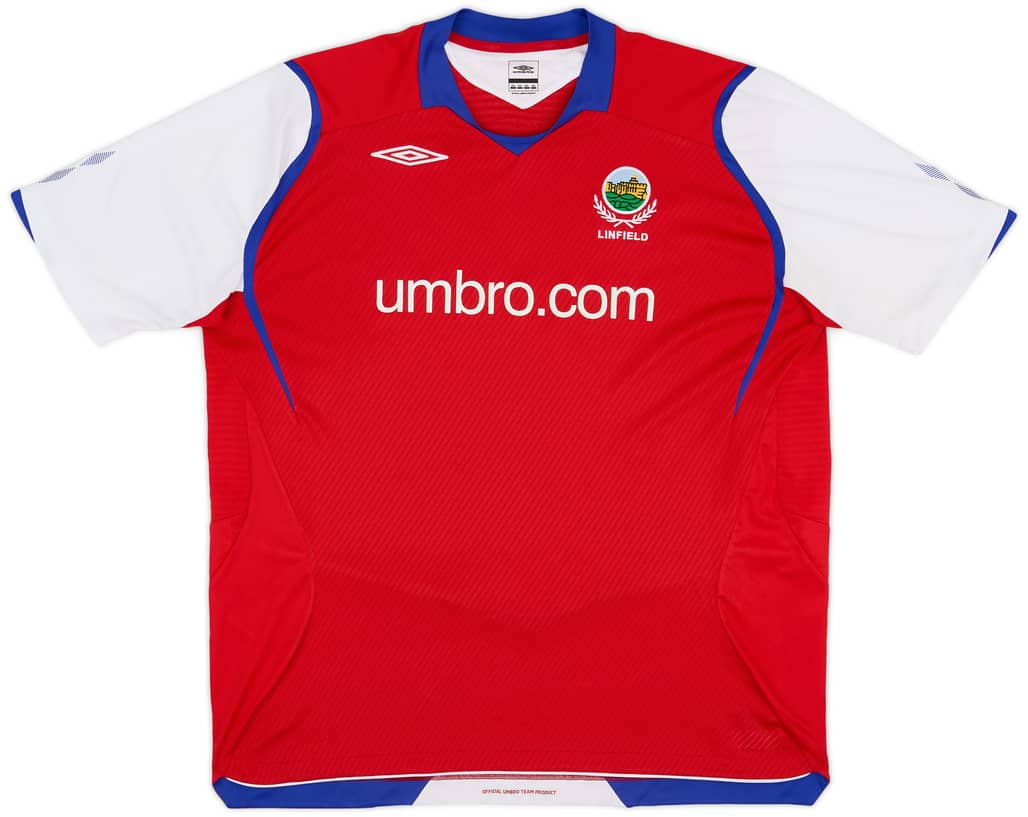 2008-09 Linfield Away Shirt - 7/10 - (XXL)