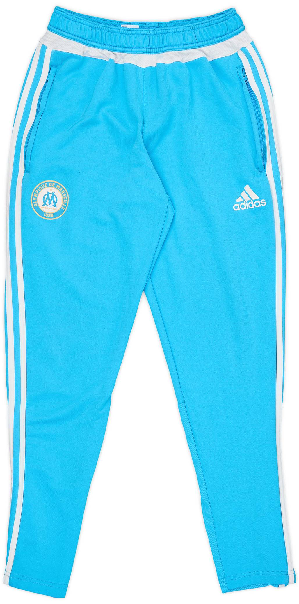 2015-16 Olympique Marseille adidas Track Pants/Bottoms - 6/10 - (S)
