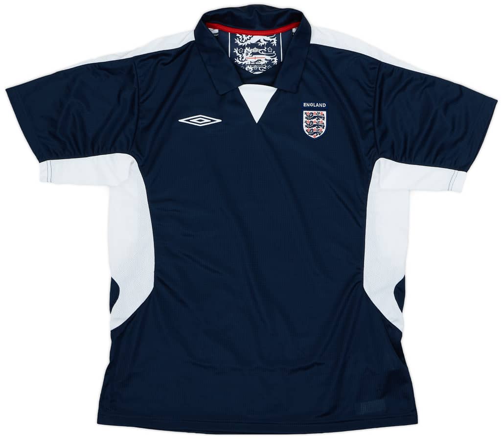 2004-05 England Umbro Polo Shirt - 9/10 - (L)
