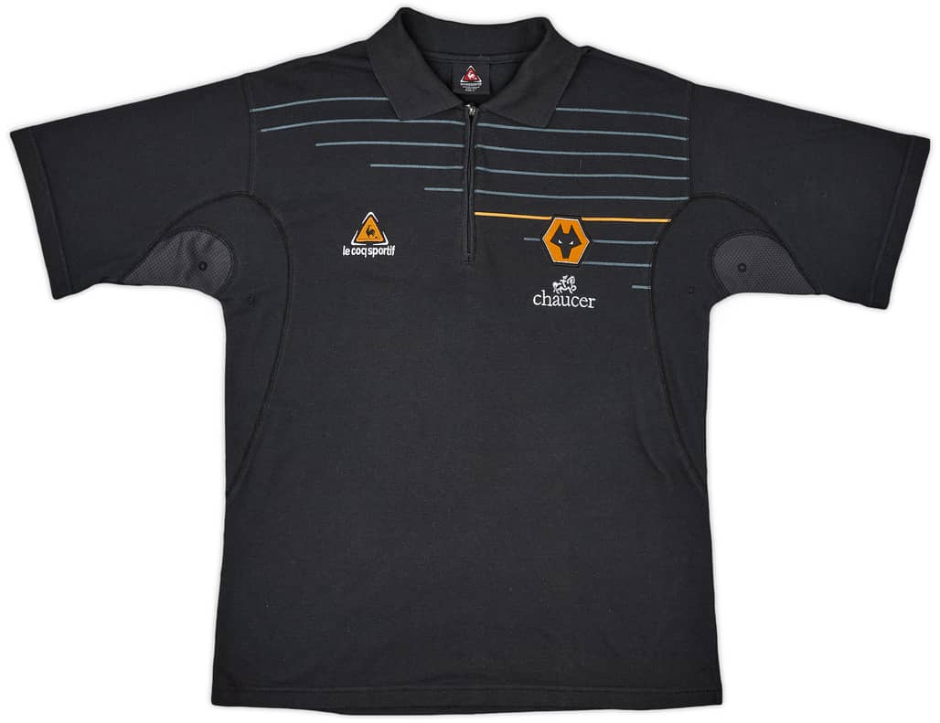2009-10 Wolves Le Coq Sportif 1/4 Zip Polo Shirt - 9/10 - (L)