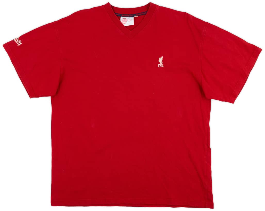 1999-00 Liverpool Reebok Cotton Tee - 8/10 - (XL)
