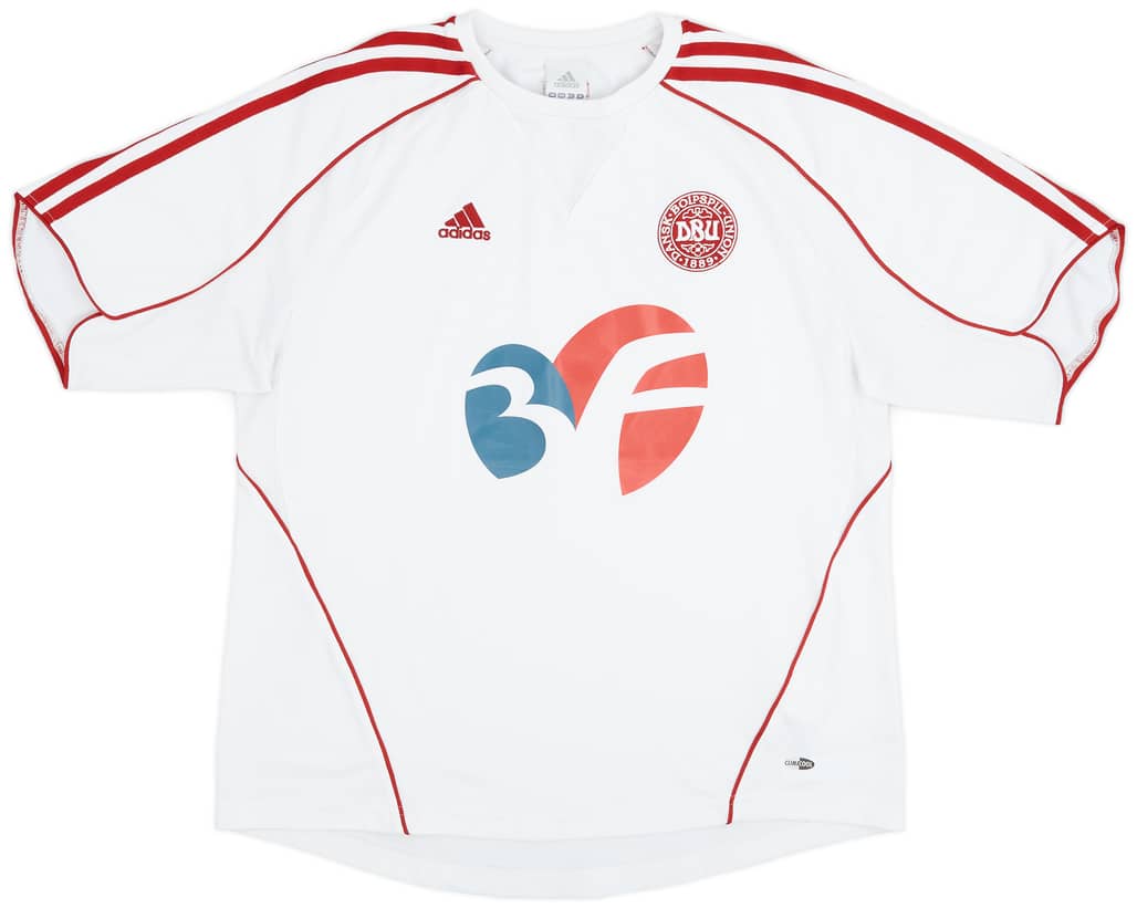 2004-06 Denmark adidas Training Shirt - 8/10 - (Women's L))