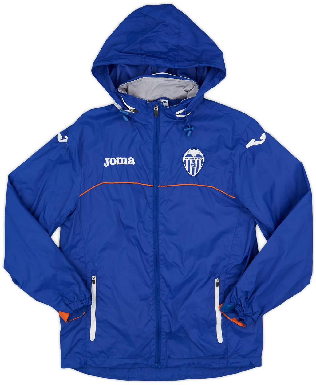 2013-14 Valencia Joma Hooded Rain Jacket - 8/10 - (S)